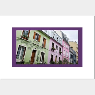 Paris Rue Cremieux Row Houses Posters and Art